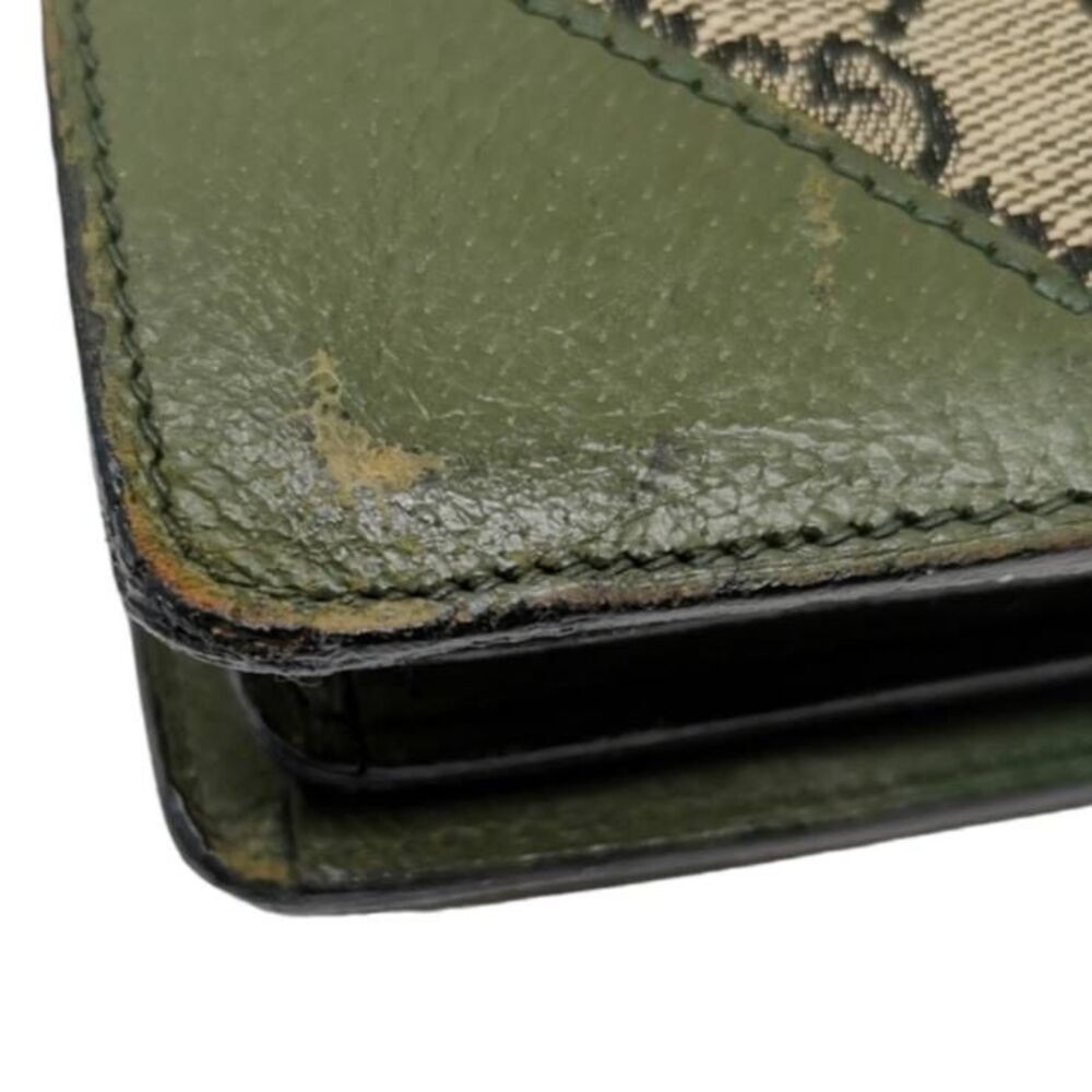 Rare Olive Green Gucci Monogram Collector Portfolio Briefcase | Circa 1960s-1970 - Picture 11 of 11